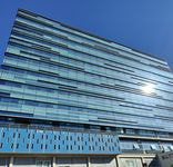 Hopital de Brive La Gaillarde avec une façade double peau