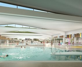 Construction de la nouvelle piscine de Pessac