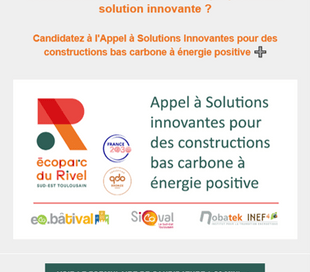 Appel à solutions innovantes écoparc du Rivel