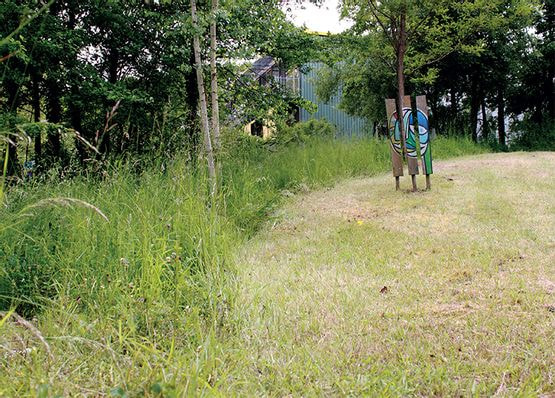 tonde différenciée dans le jardin de NOBATEK